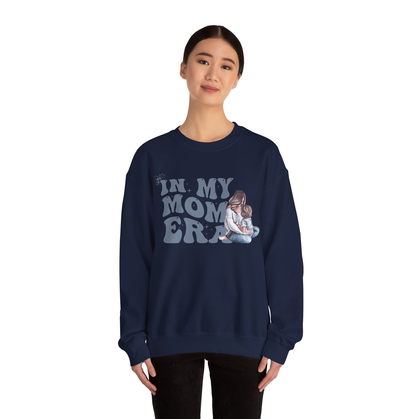 "In My Mom Era" Sweatshirt blue