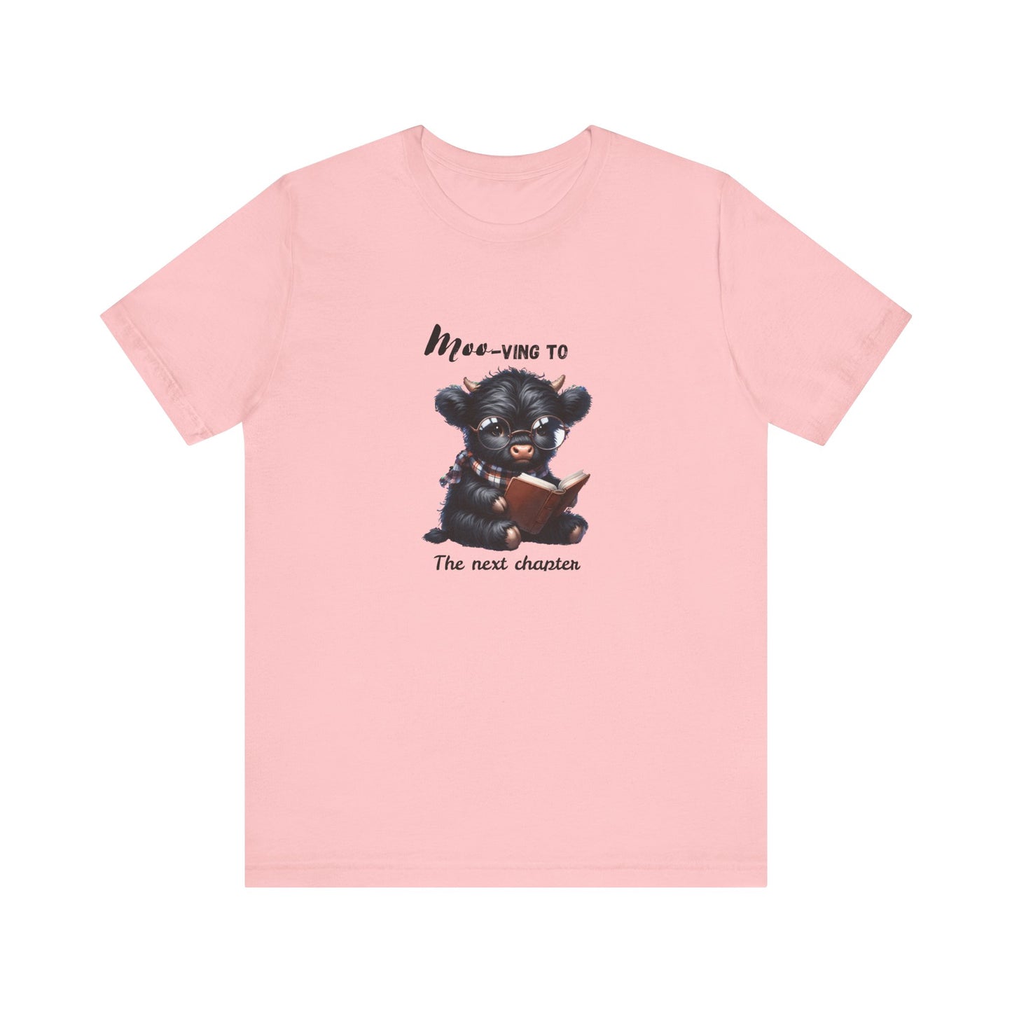 Moo-ving One chapter at a time, Reading Highland Cow Classic Fit Tee