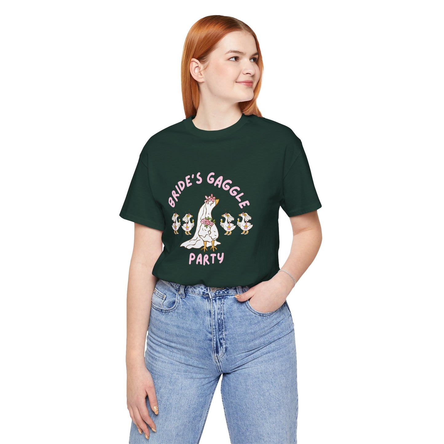 Bride's Gaggle Party Tee, Silly Goose Bachelorette Shirt