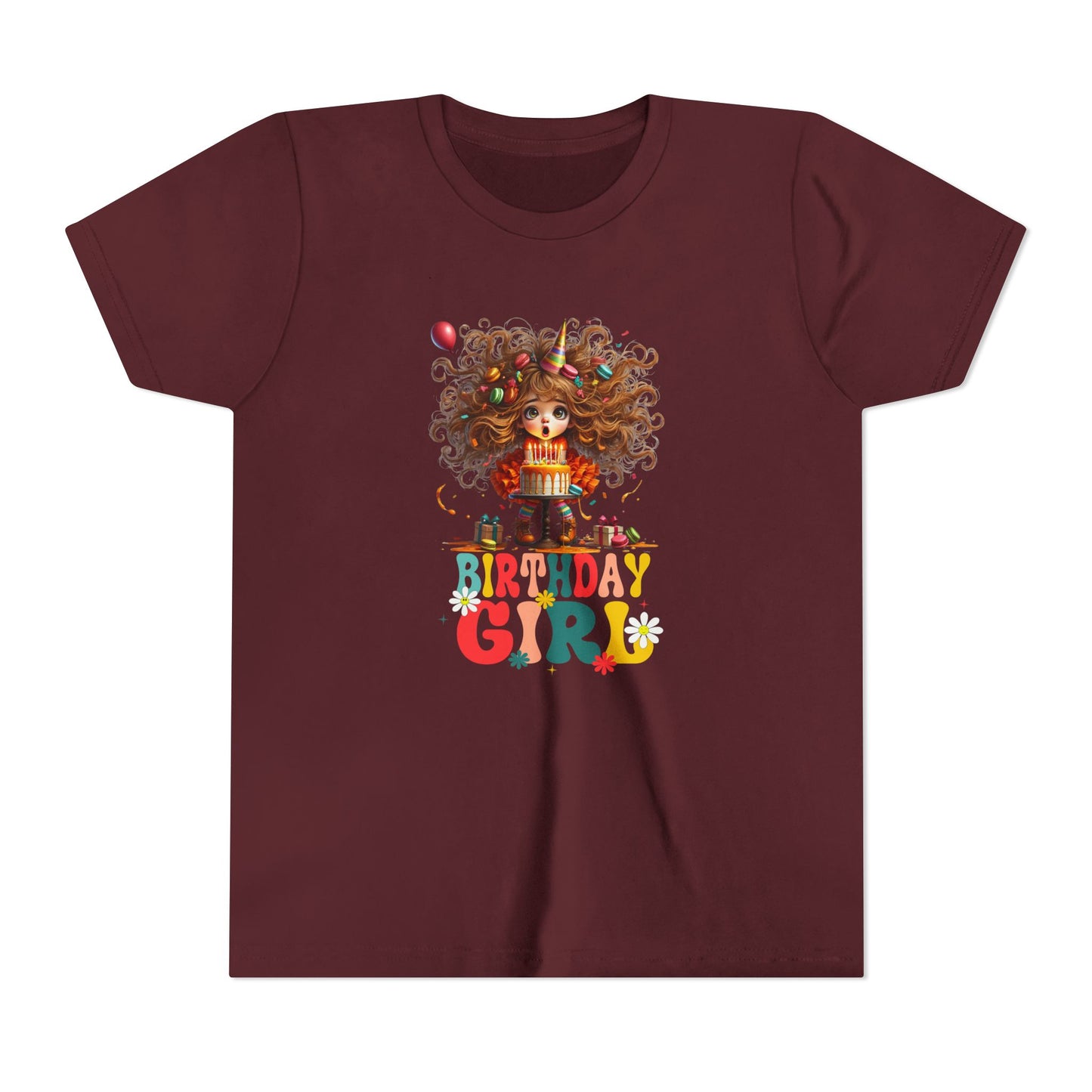 Birthday Girl blow out your candles Youth Tee