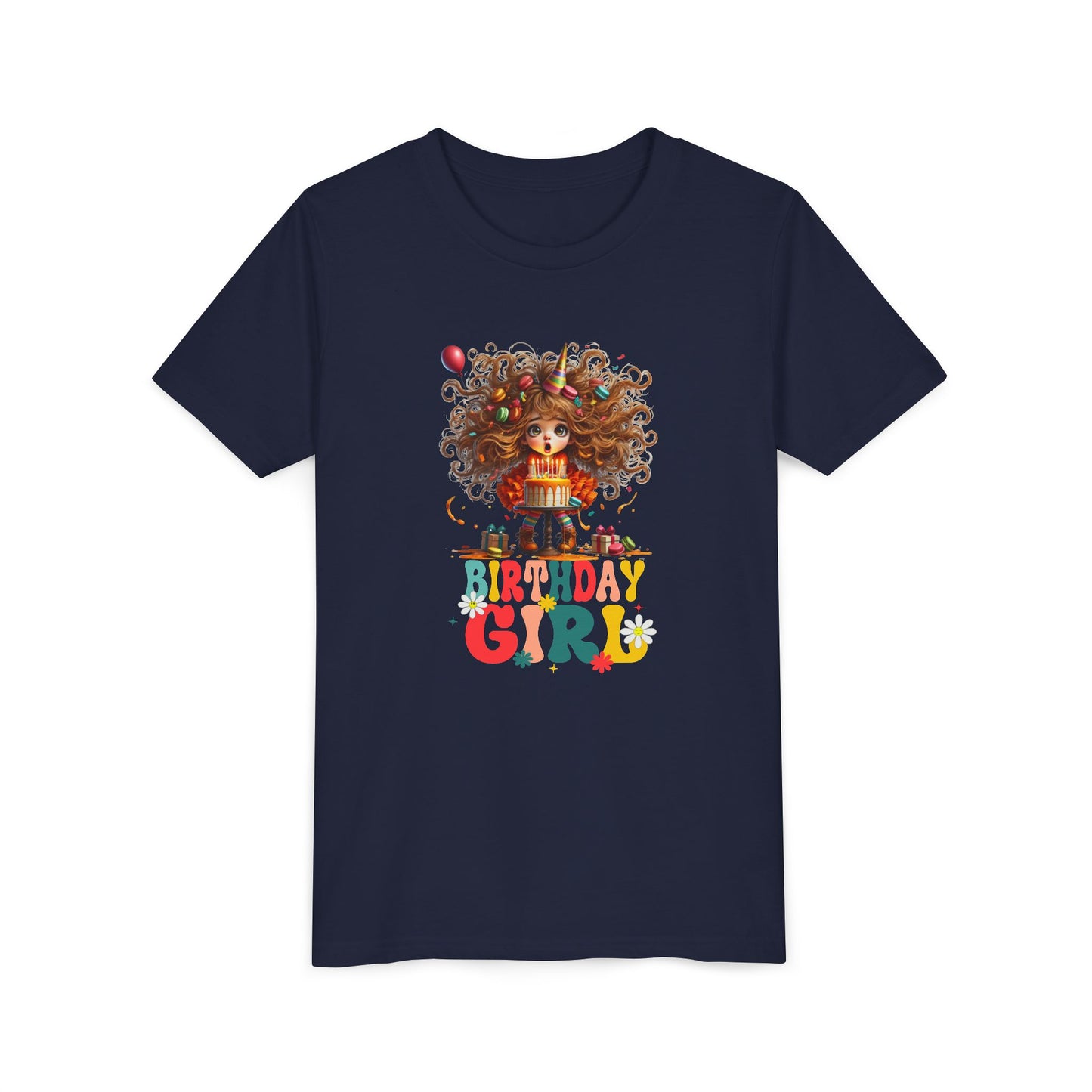Birthday Girl blow out your candles Youth Tee