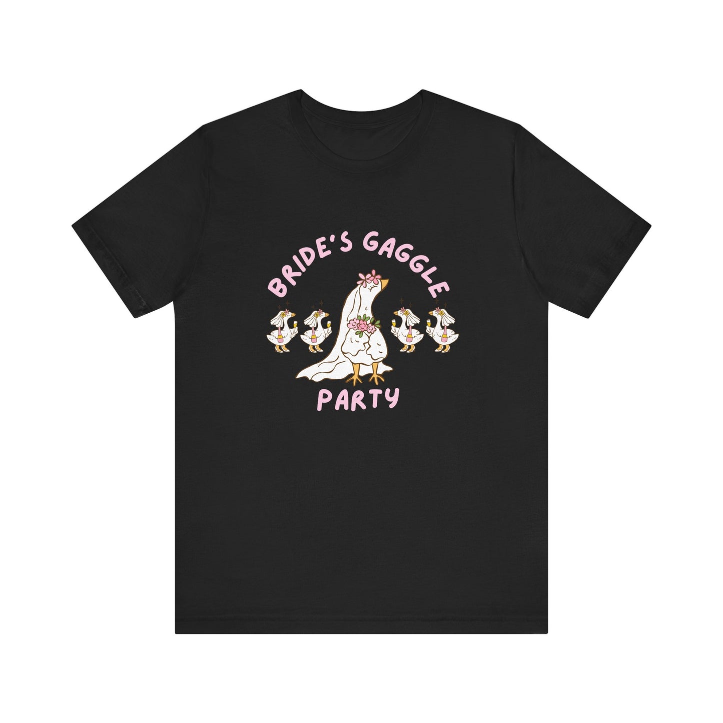 Bride's Gaggle Party Tee, Silly Goose Bachelorette Shirt
