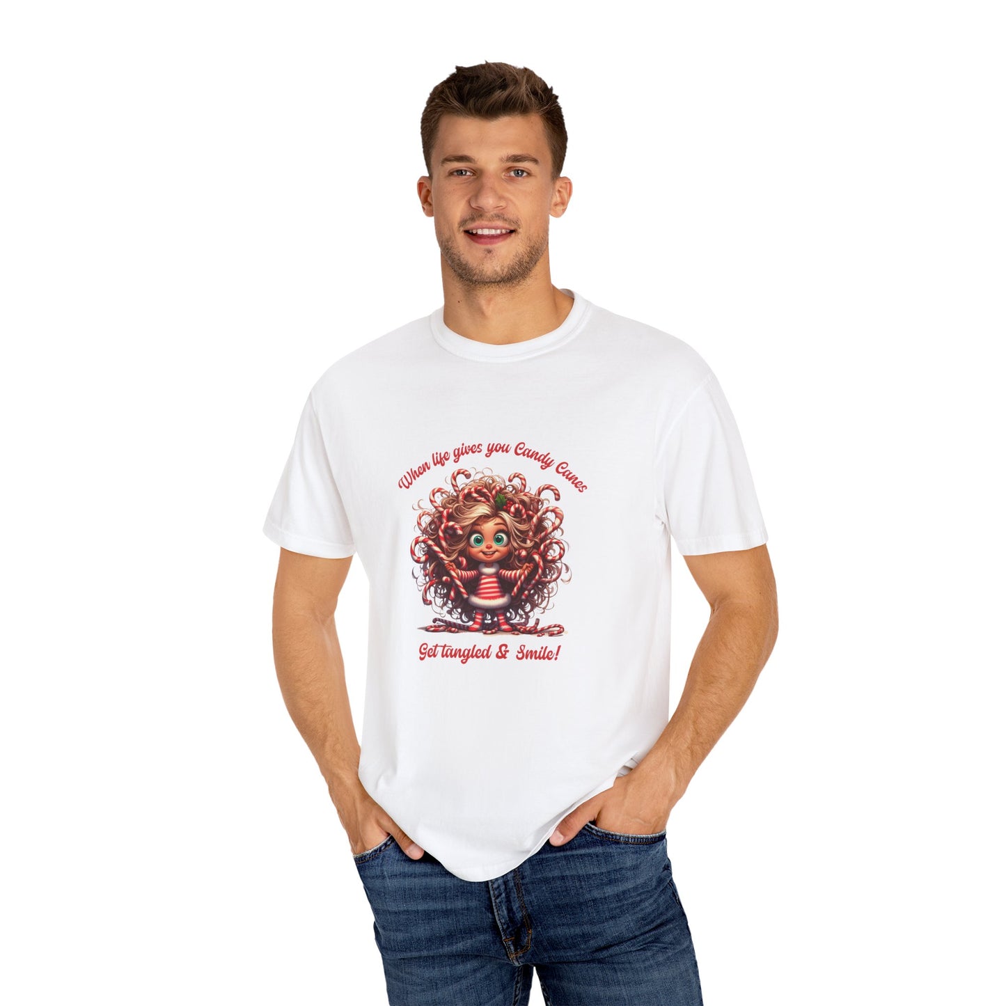 Candy Cane Chaos Tee – Get Tangled & Keep Smiling