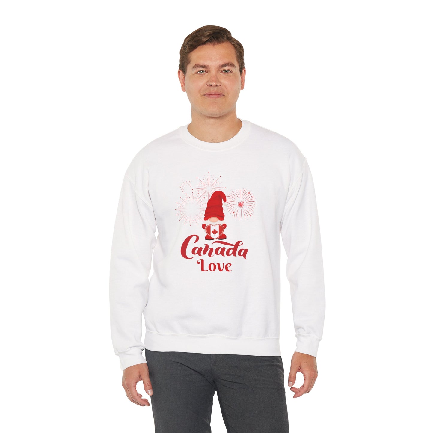 Canada Day Gnome Crew neck Sweatshirt