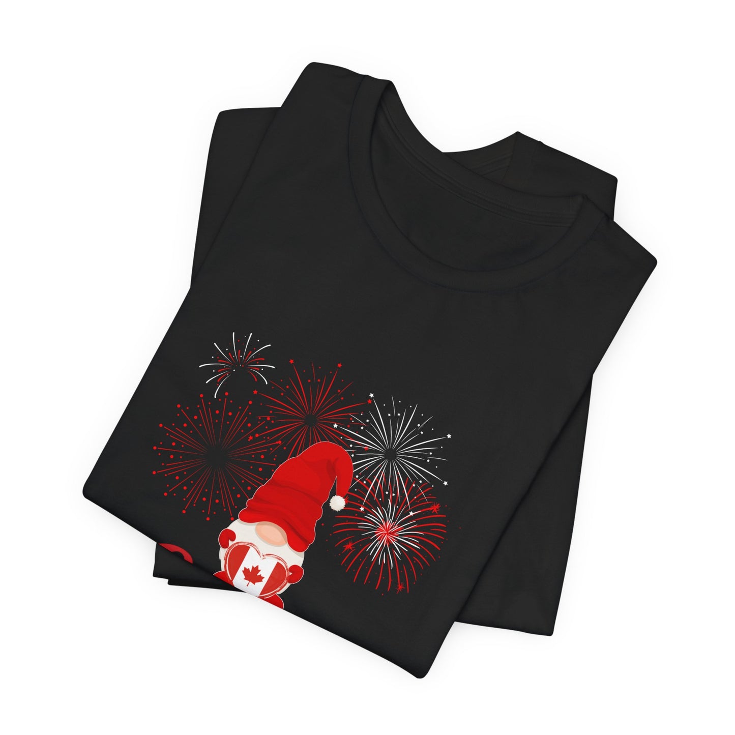 Canada Fireworks Gnome Graphic Classic fit Tee