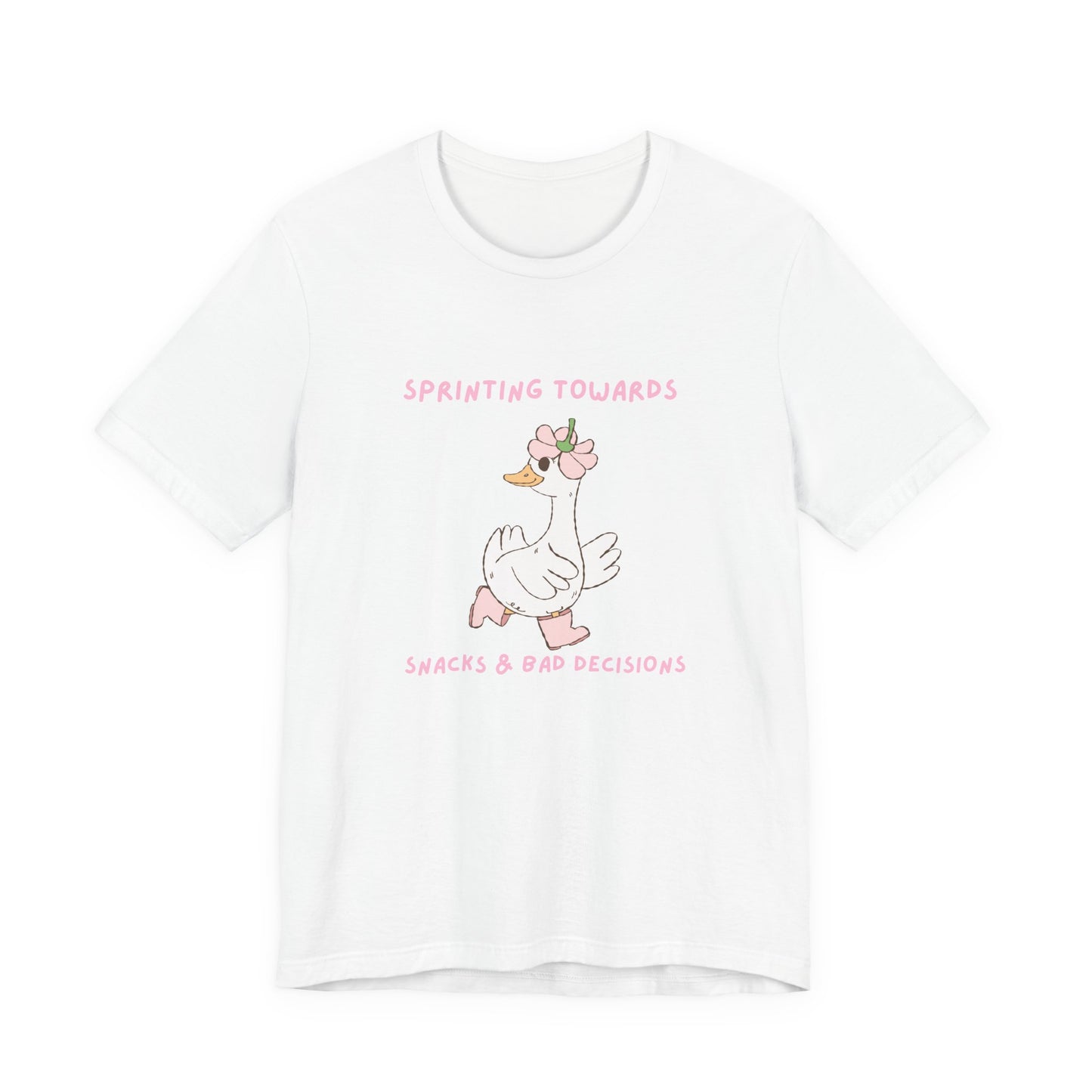 Sprinting towards snacks and bad decisions Playful Goose Tee