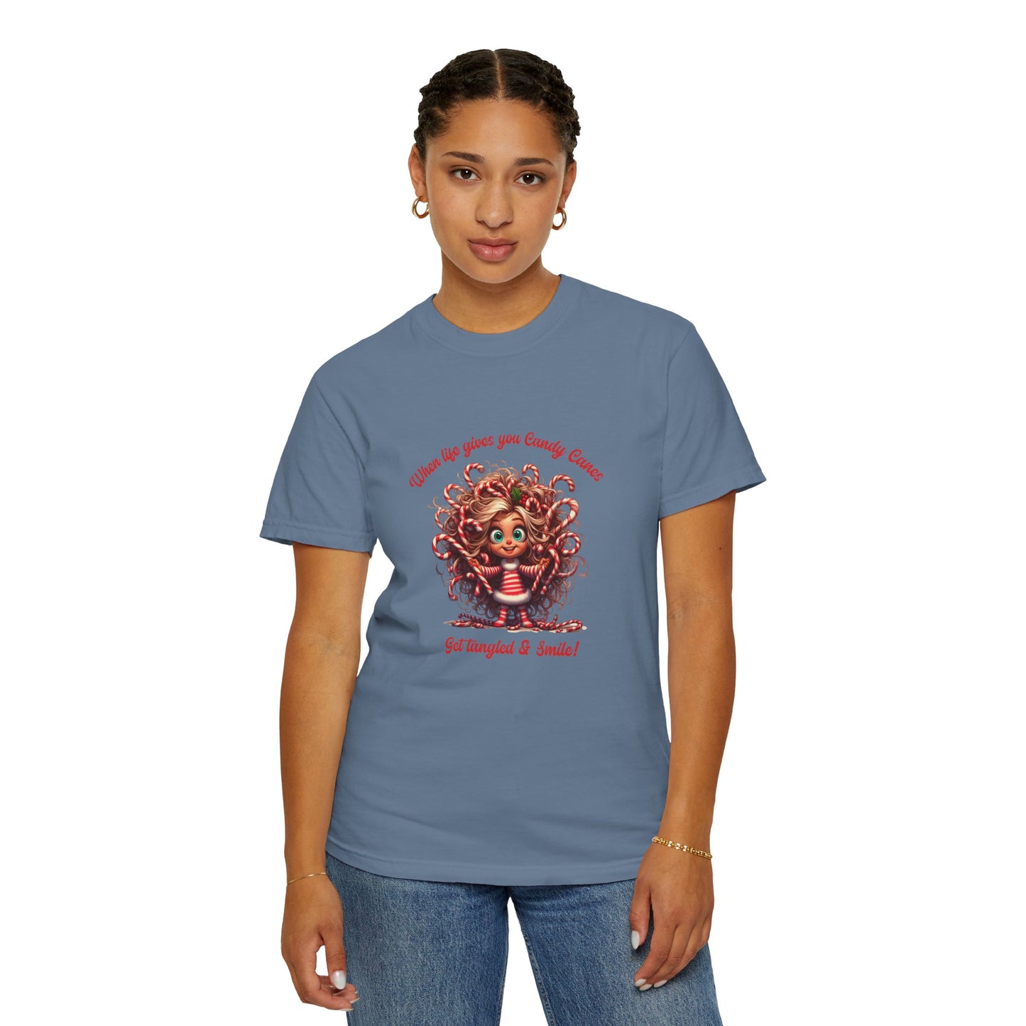 Candy Cane Chaos Tee – Get Tangled & Keep Smiling