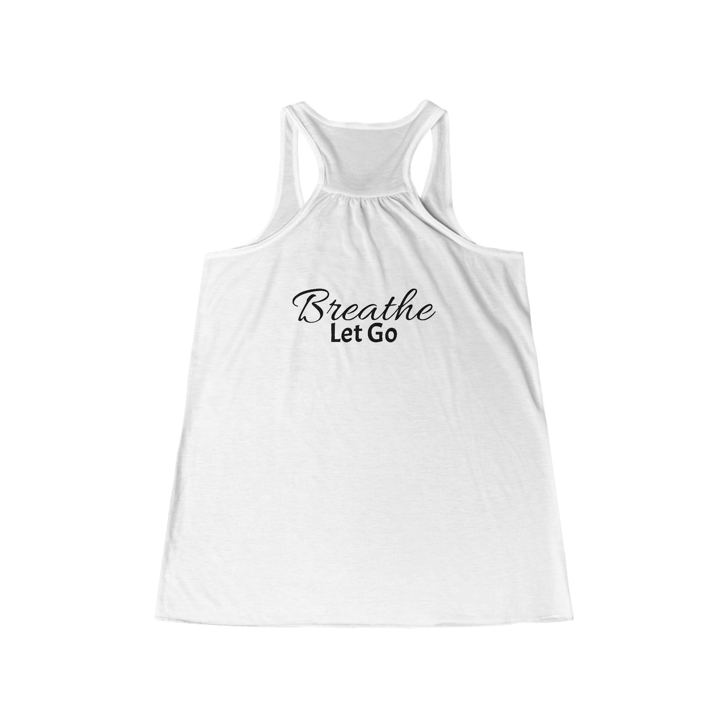 I do Yoga to burn off the crazy, Flowy Racerback Tank