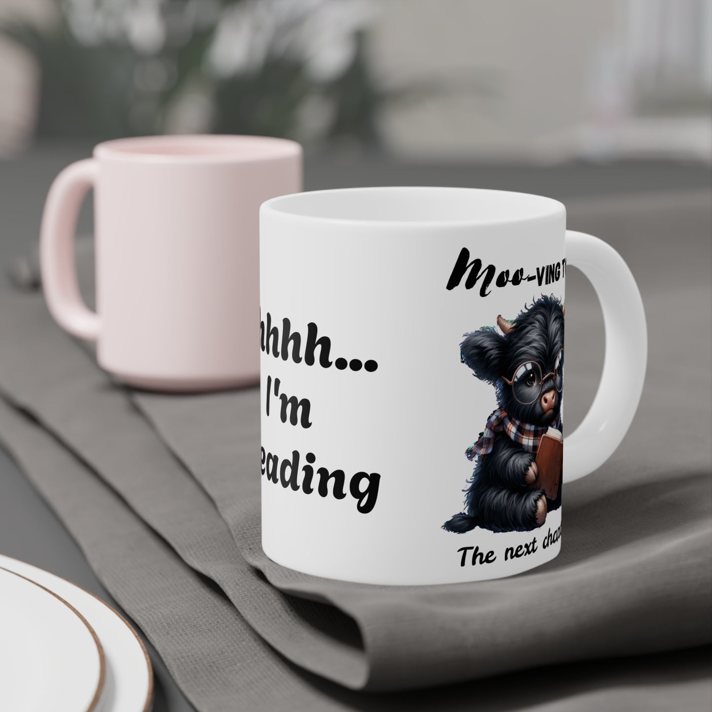 Moo-ving onto next chapter, Shhhh I'm Reading, Highland Cow lover