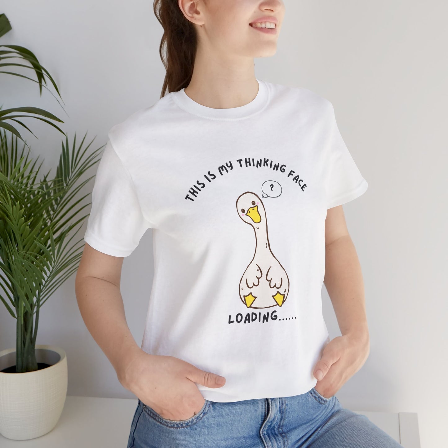 This Is My Thinking Face Funny Silly Goose Shirt