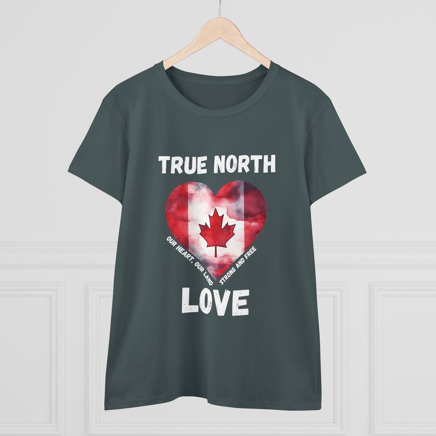 True North Love Women's semi fit Cotton Tee