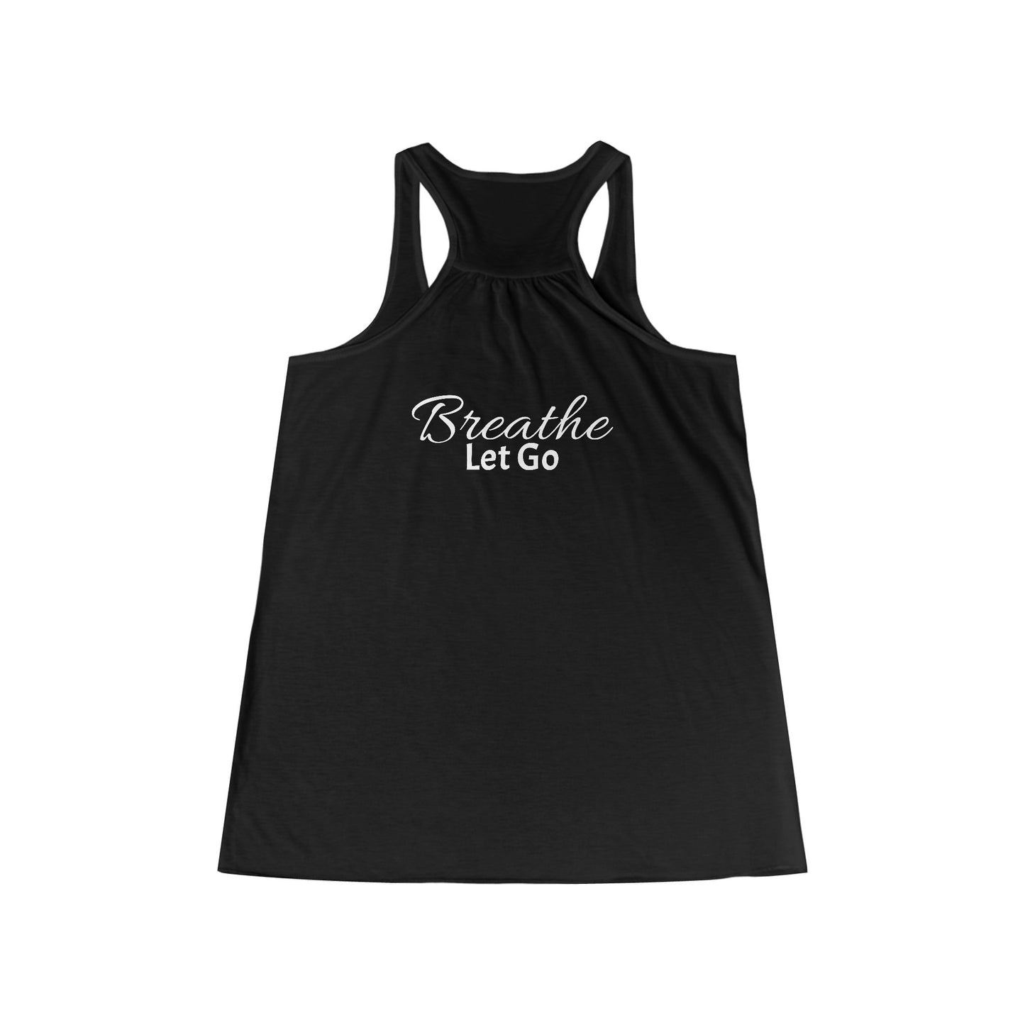 I do Yoga to burn off the crazy, Flowy Racerback Tank