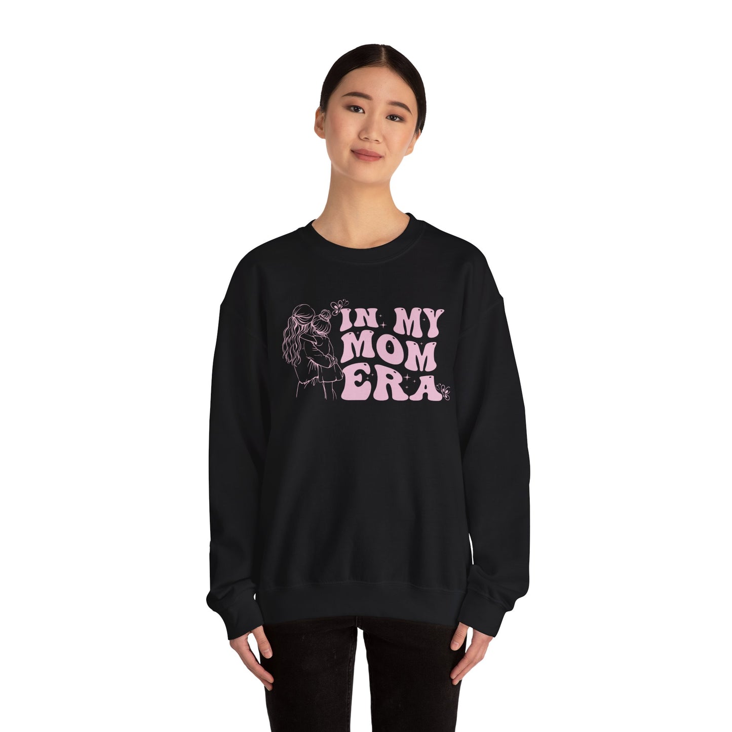 "In My Mom" Era, with Mom and Daughter silhouette Sweatshirt