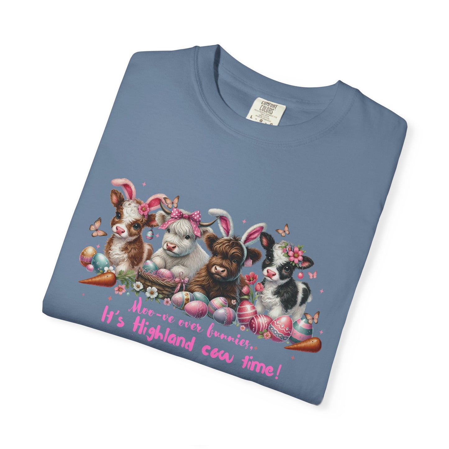 Moo-ve over Bunnies "It's Highland Cow Time!" | Unisex Tee