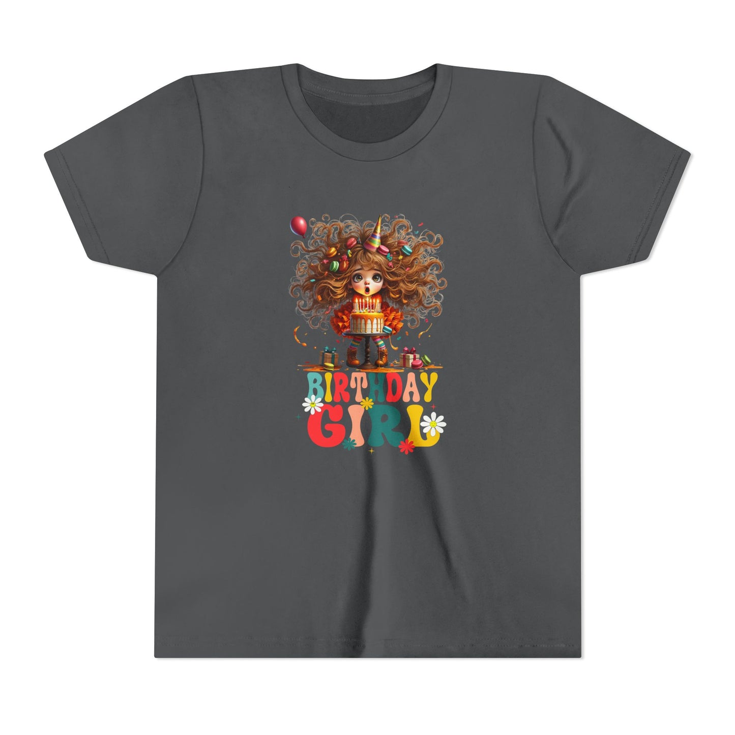 Birthday Girl blow out your candles Youth Tee