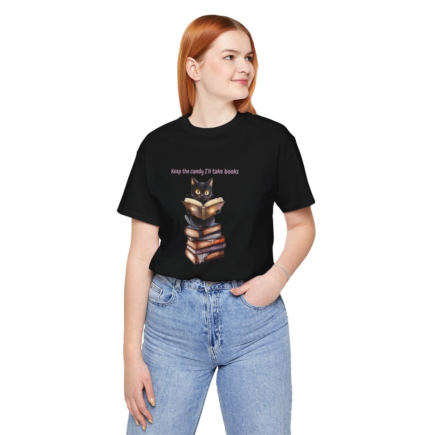 Keep the Candy, Ill Take Books Funny Halloween Book Lover tee
