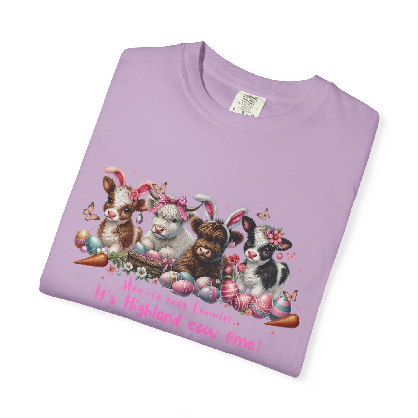 Moo-ve over Bunnies "It's Highland Cow Time!" | Unisex Tee