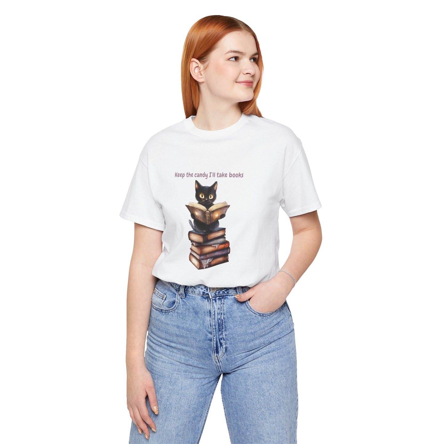 Keep the Candy, Ill Take Books Funny Halloween Book Lover tee
