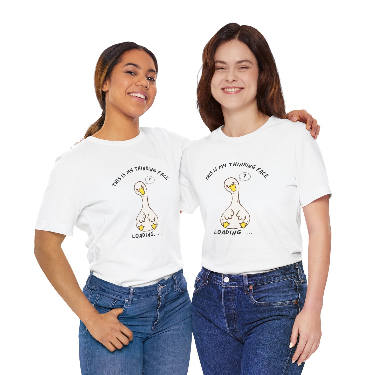 This Is My Thinking Face Funny Silly Goose Shirt