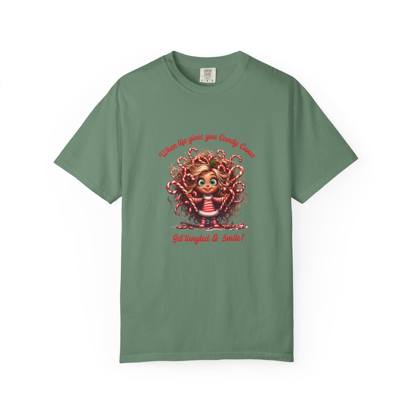Candy Cane Chaos Tee – Get Tangled & Keep Smiling
