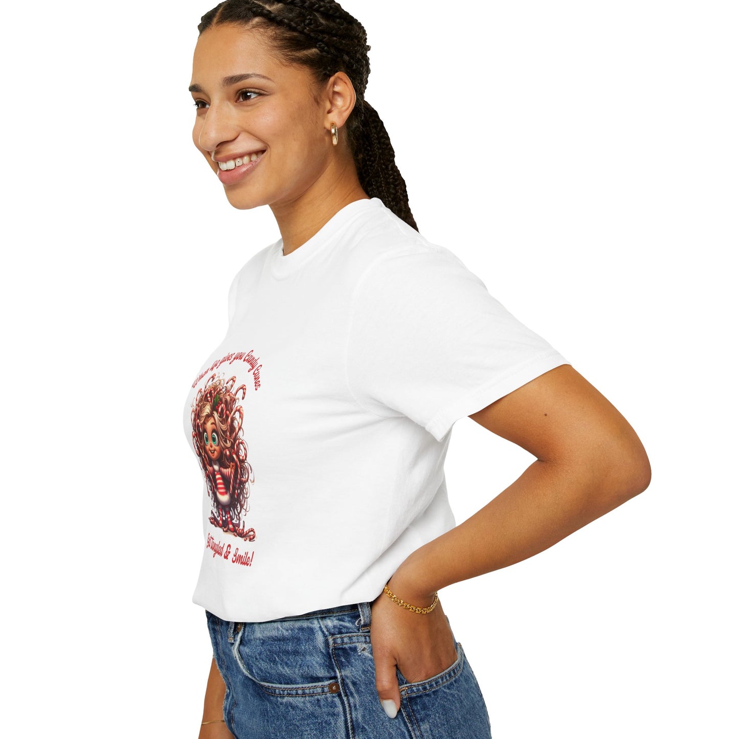 Candy Cane Chaos Tee – Get Tangled & Keep Smiling