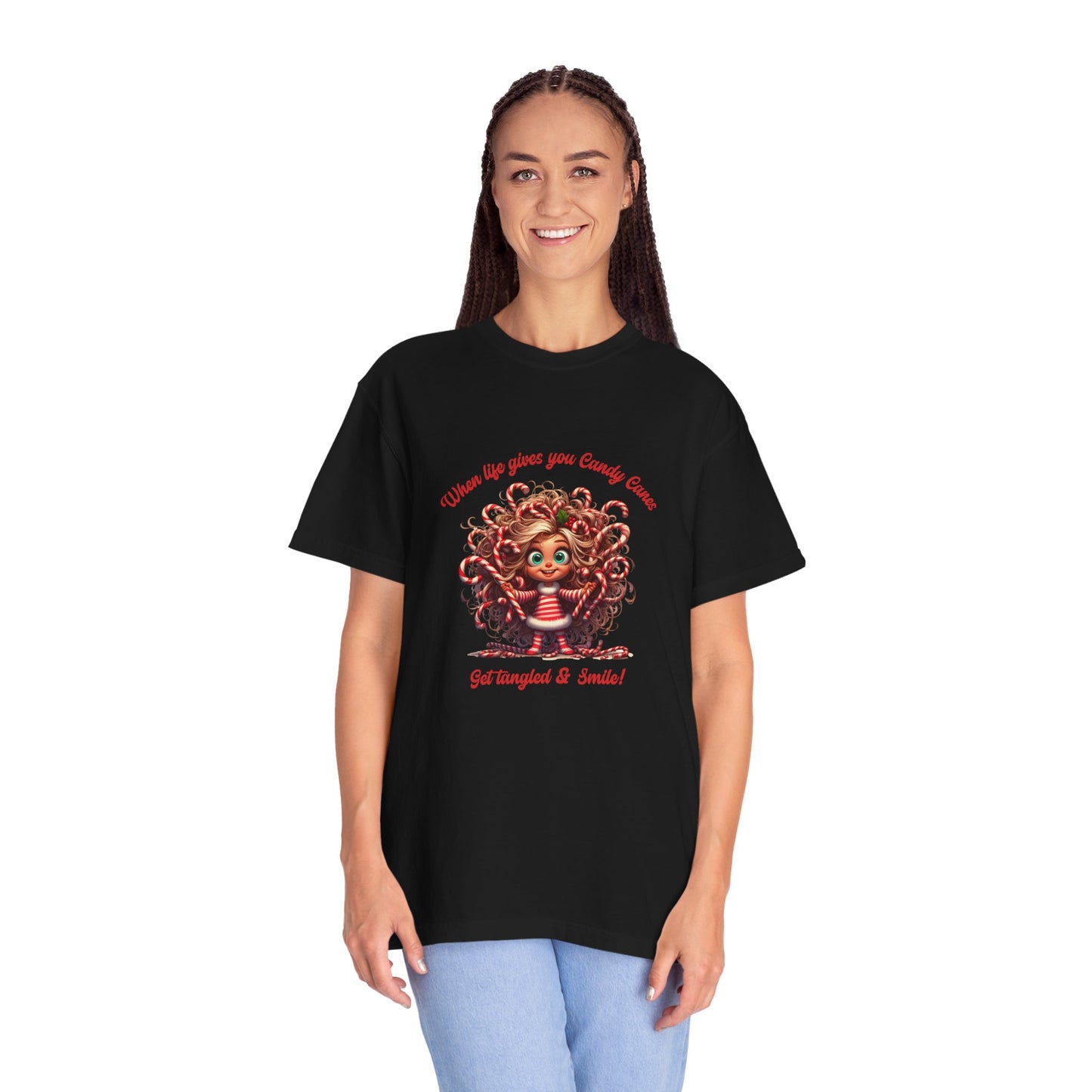 Candy Cane Chaos Tee – Get Tangled & Keep Smiling