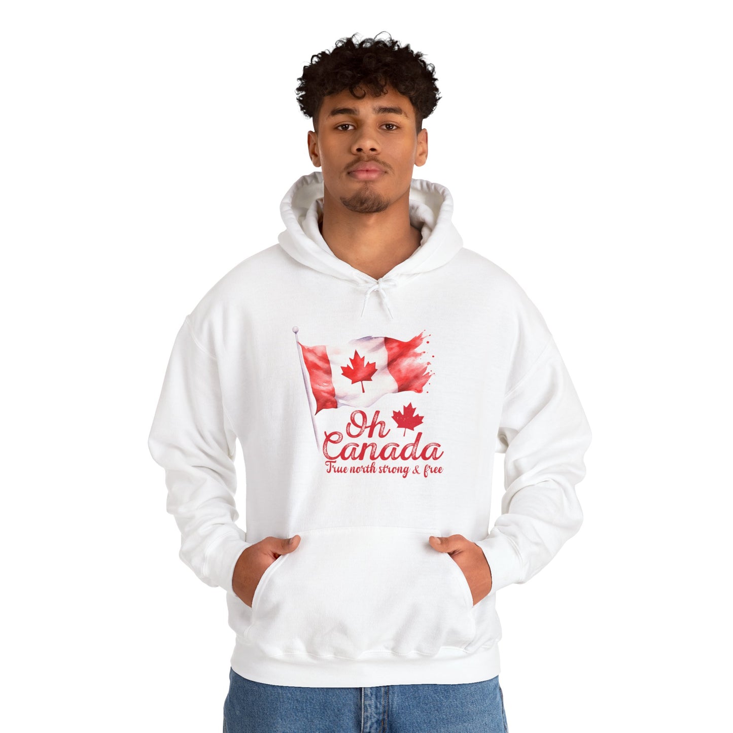 Oh Canada: True North, Strong and Free Hoodie