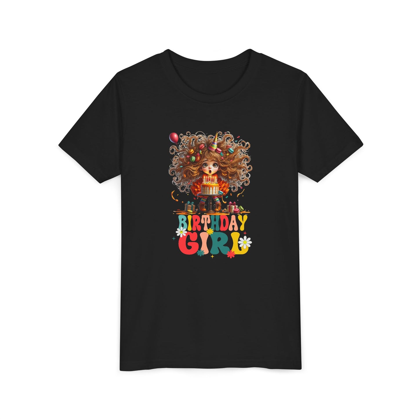 Birthday Girl blow out your candles Youth Tee