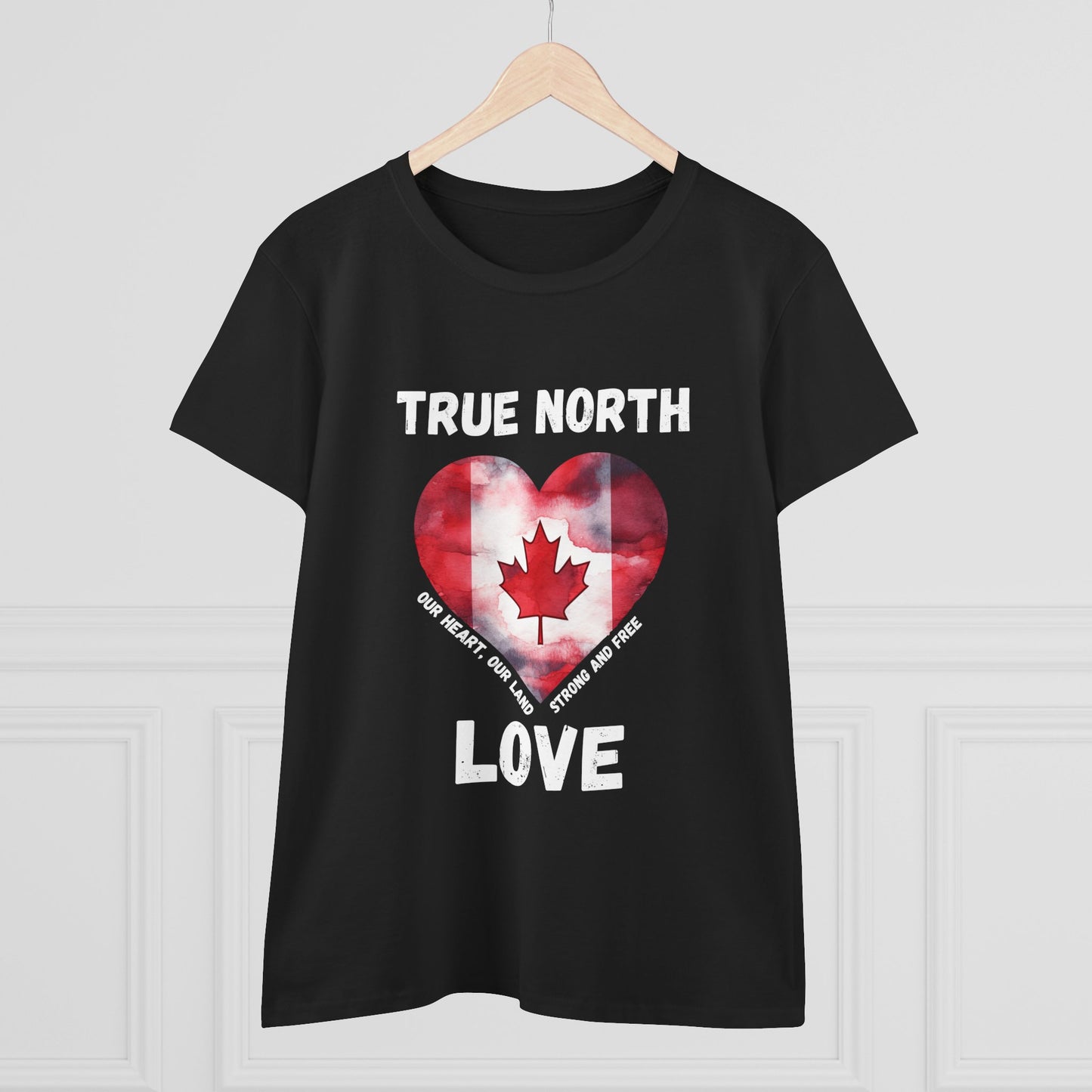 True North Love Women's semi fit Cotton Tee