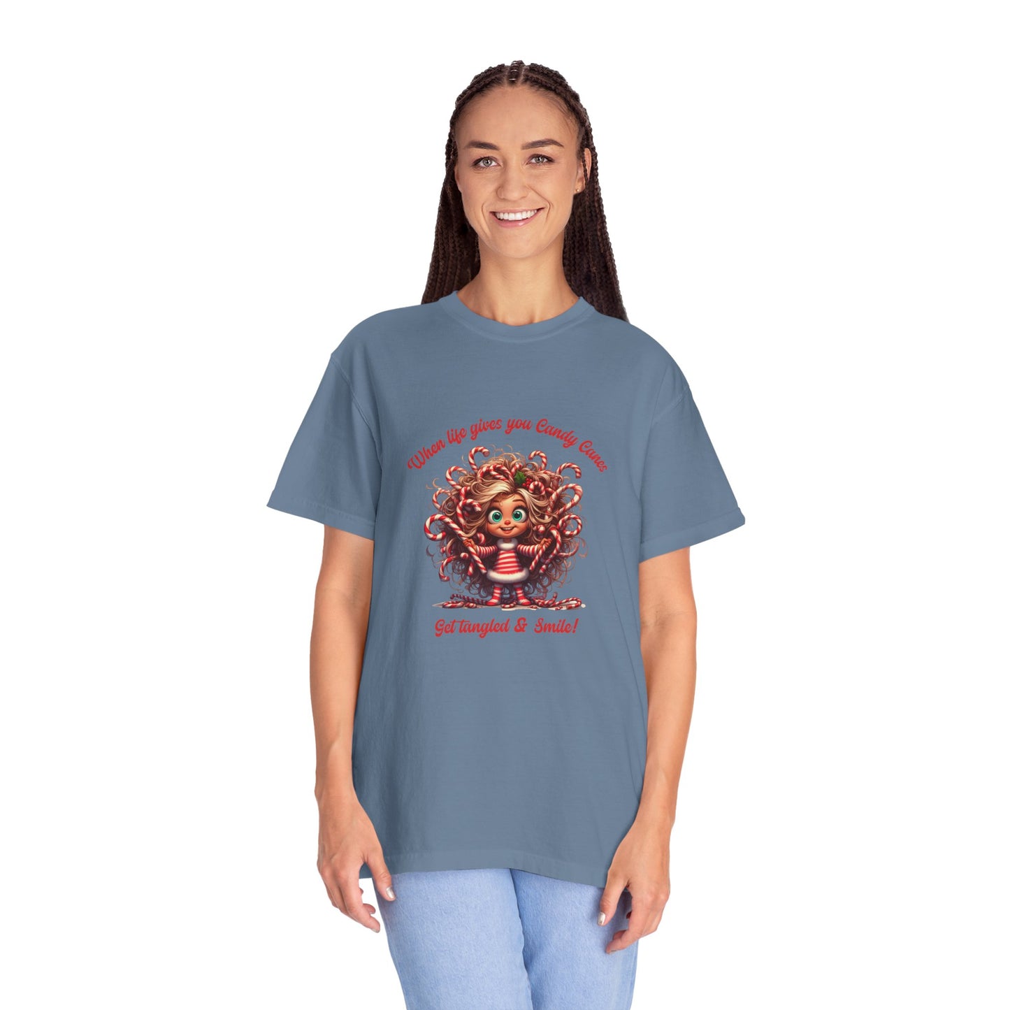 Candy Cane Chaos Tee – Get Tangled & Keep Smiling
