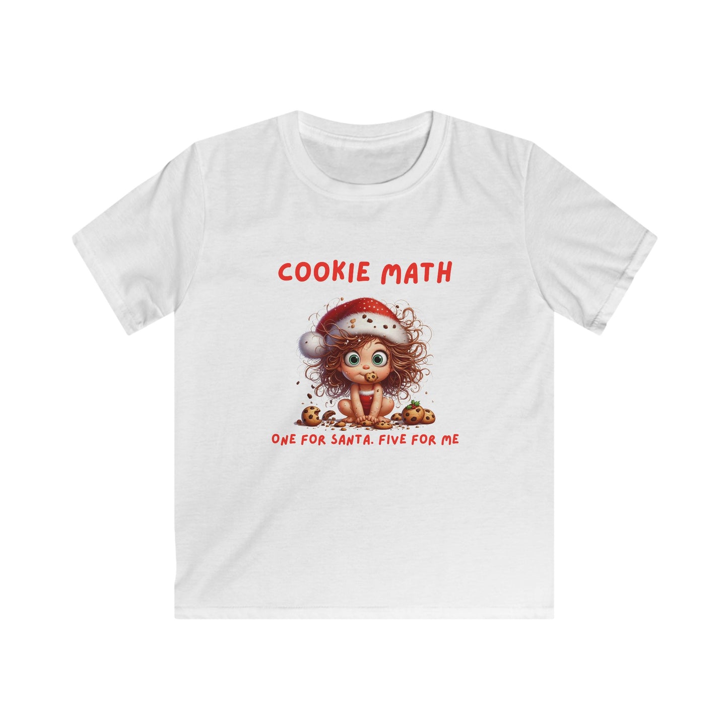Kids Cookie Math Tee - Fun Holiday T-Shirt