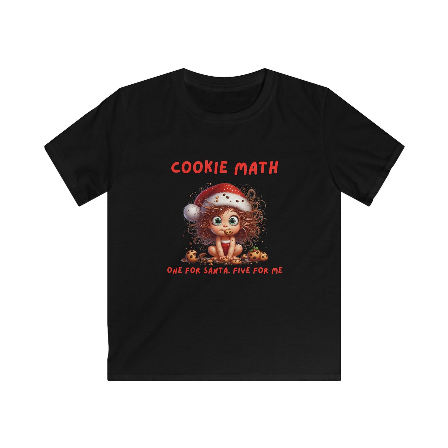 Kids Cookie Math Tee - Fun Holiday T-Shirt