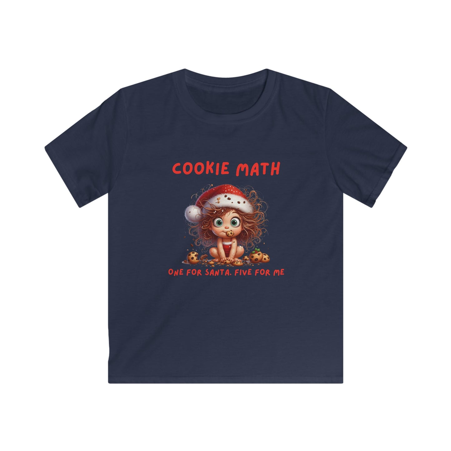 Kids Cookie Math Tee - Fun Holiday T-Shirt