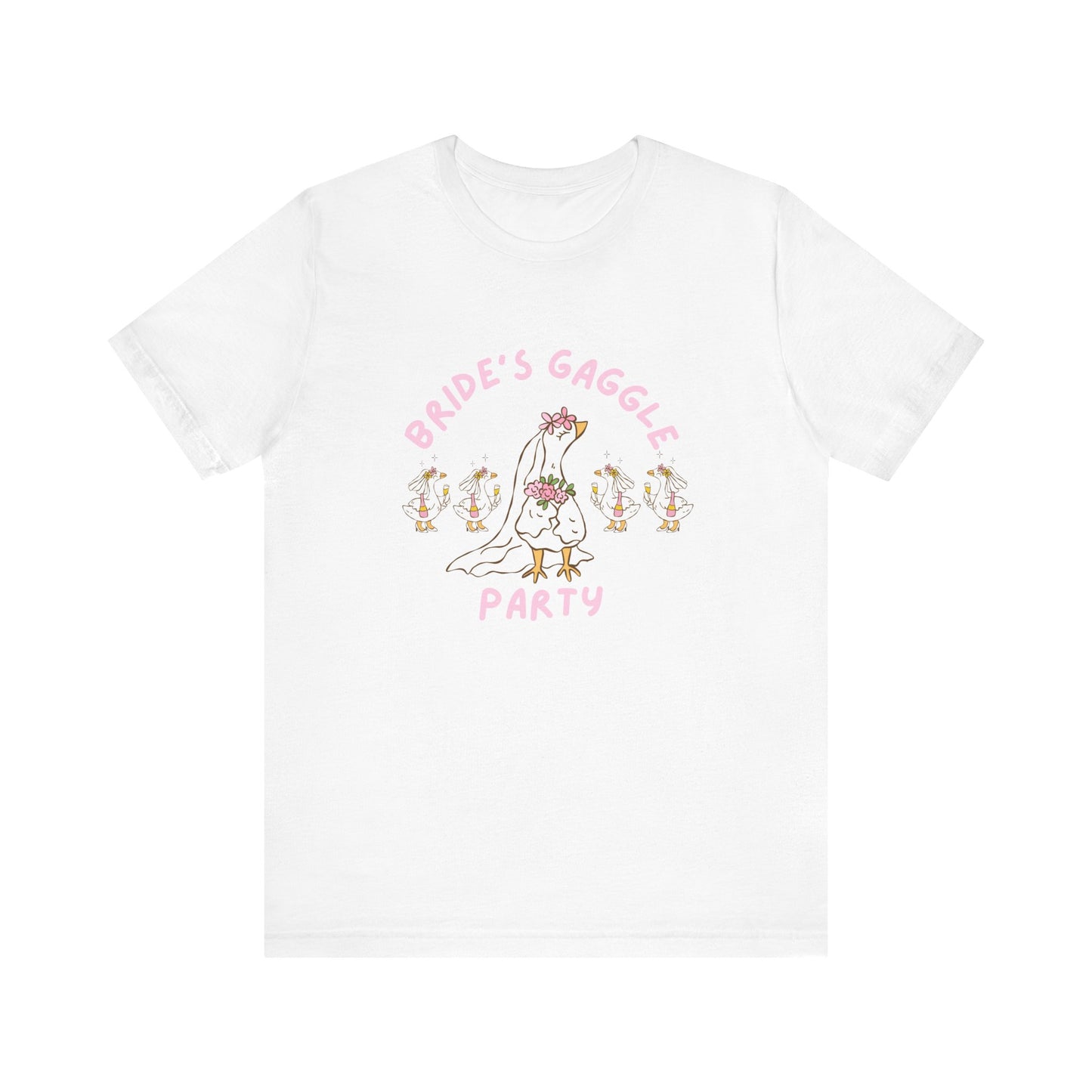 Bride's Gaggle Party Tee, Silly Goose Bachelorette Shirt