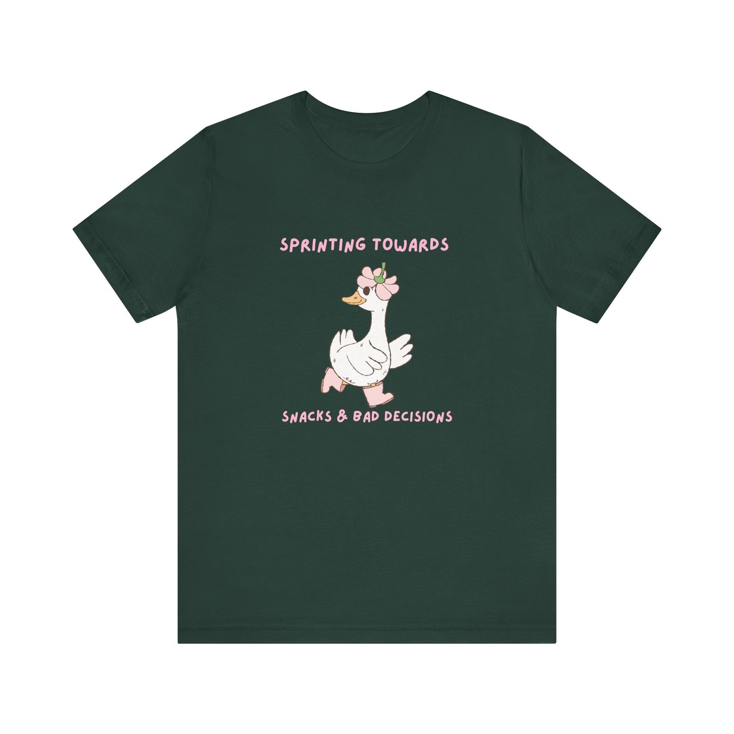 Sprinting towards snacks and bad decisions Playful Goose Tee