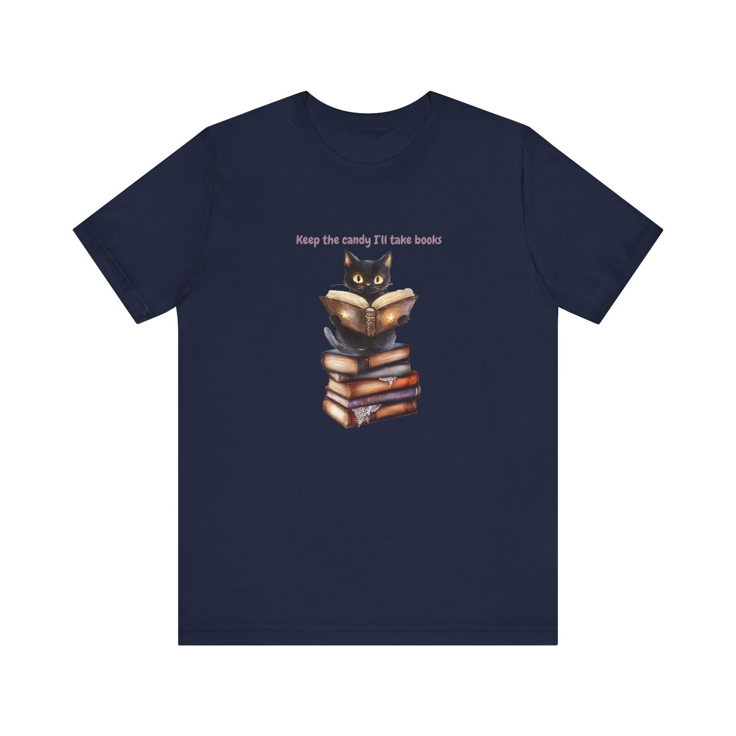 Keep the Candy, Ill Take Books Funny Halloween Book Lover tee