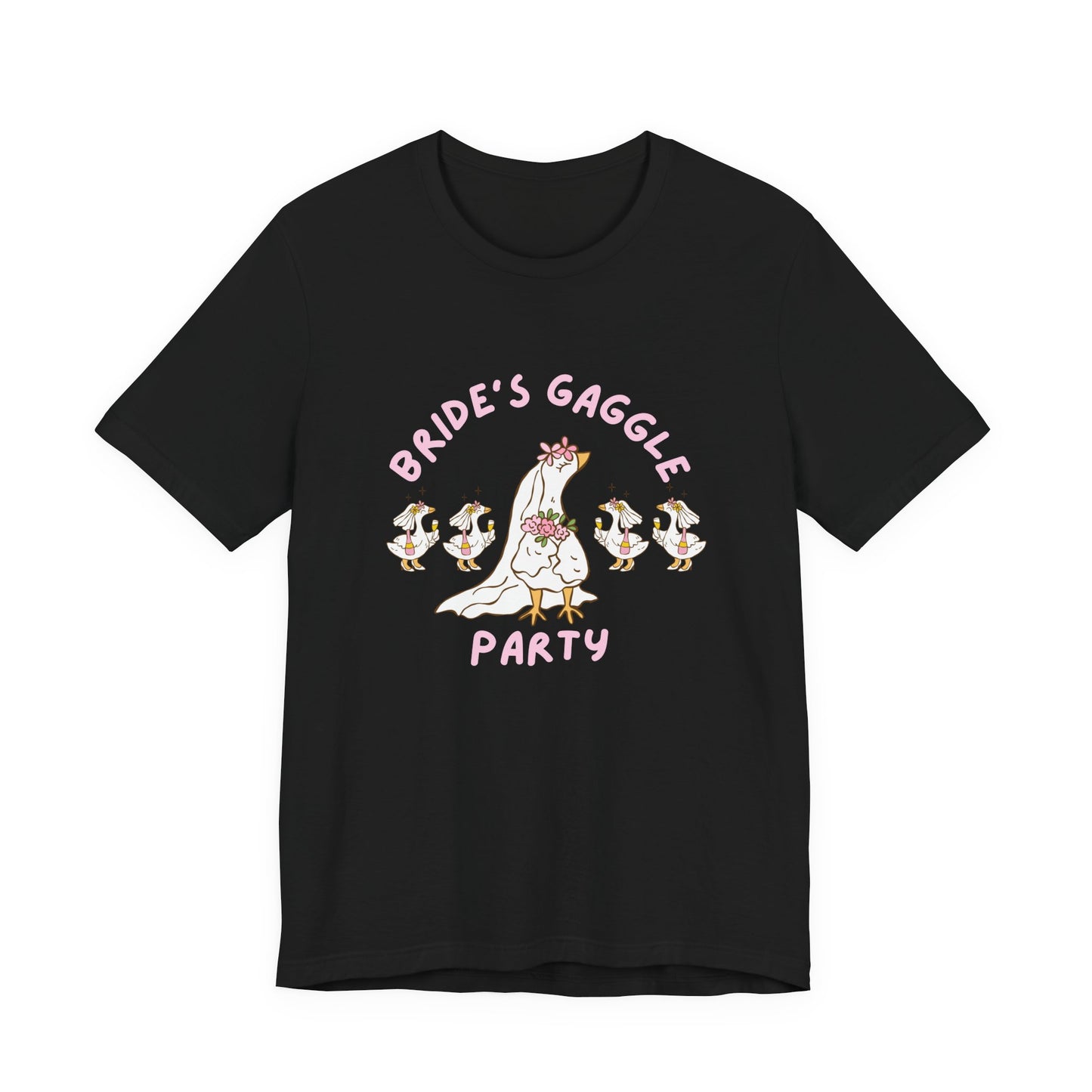 Bride's Gaggle Party Tee, Silly Goose Bachelorette Shirt