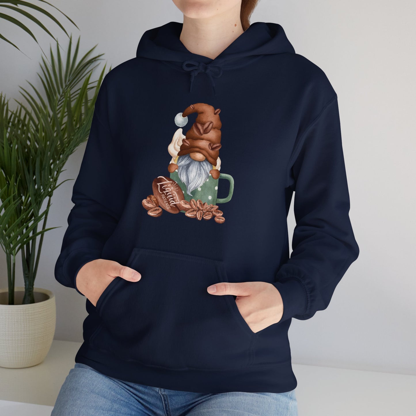 Coffee Gnome Unisex Hoodie, Cozy Sweatshirt for Coffee Lovers, Perfect Gift for Birthdays, Holidays, Gnome Merchandise, Cute Apparel