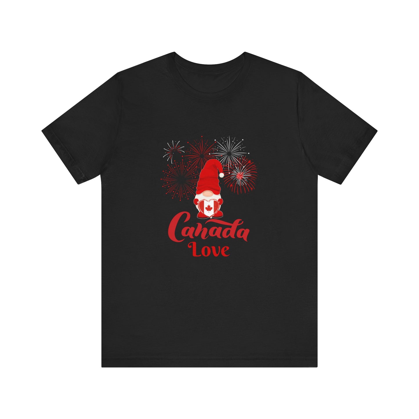 Canada Fireworks Gnome Graphic Classic fit Tee