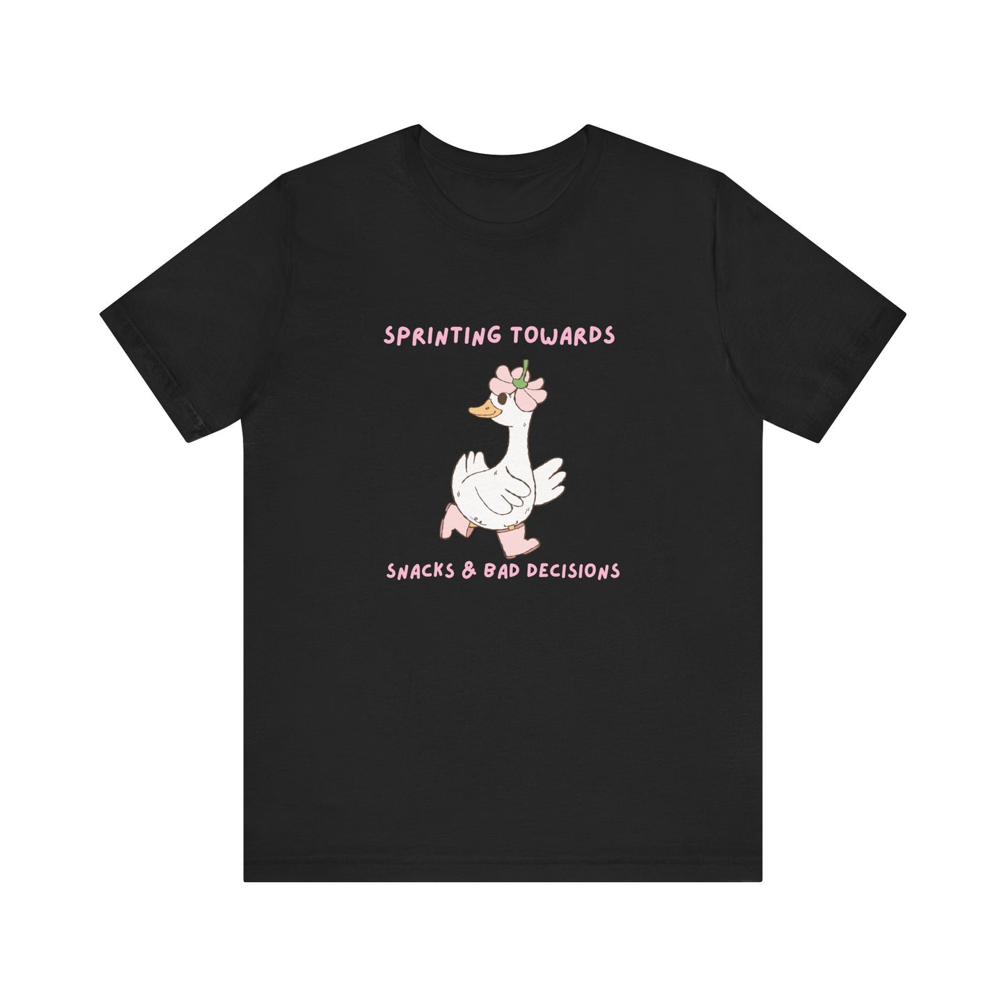 Sprinting towards snacks and bad decisions Playful Goose Tee