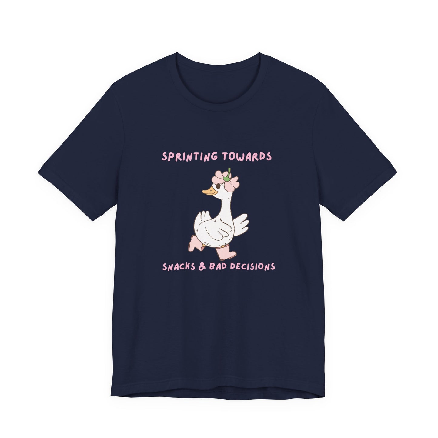 Sprinting towards snacks and bad decisions Playful Goose Tee