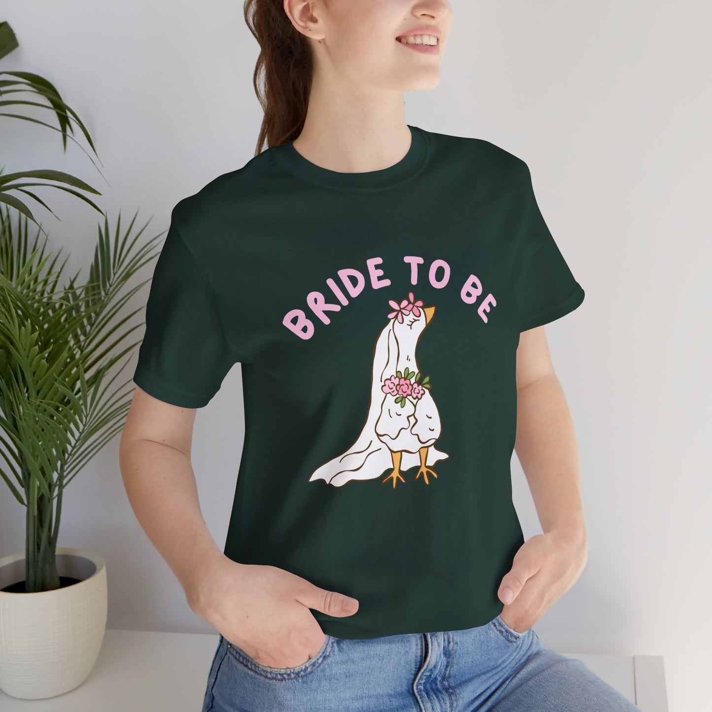 Bride to Be Cute Silly Goose Tee, Bachelorette Party Shirt