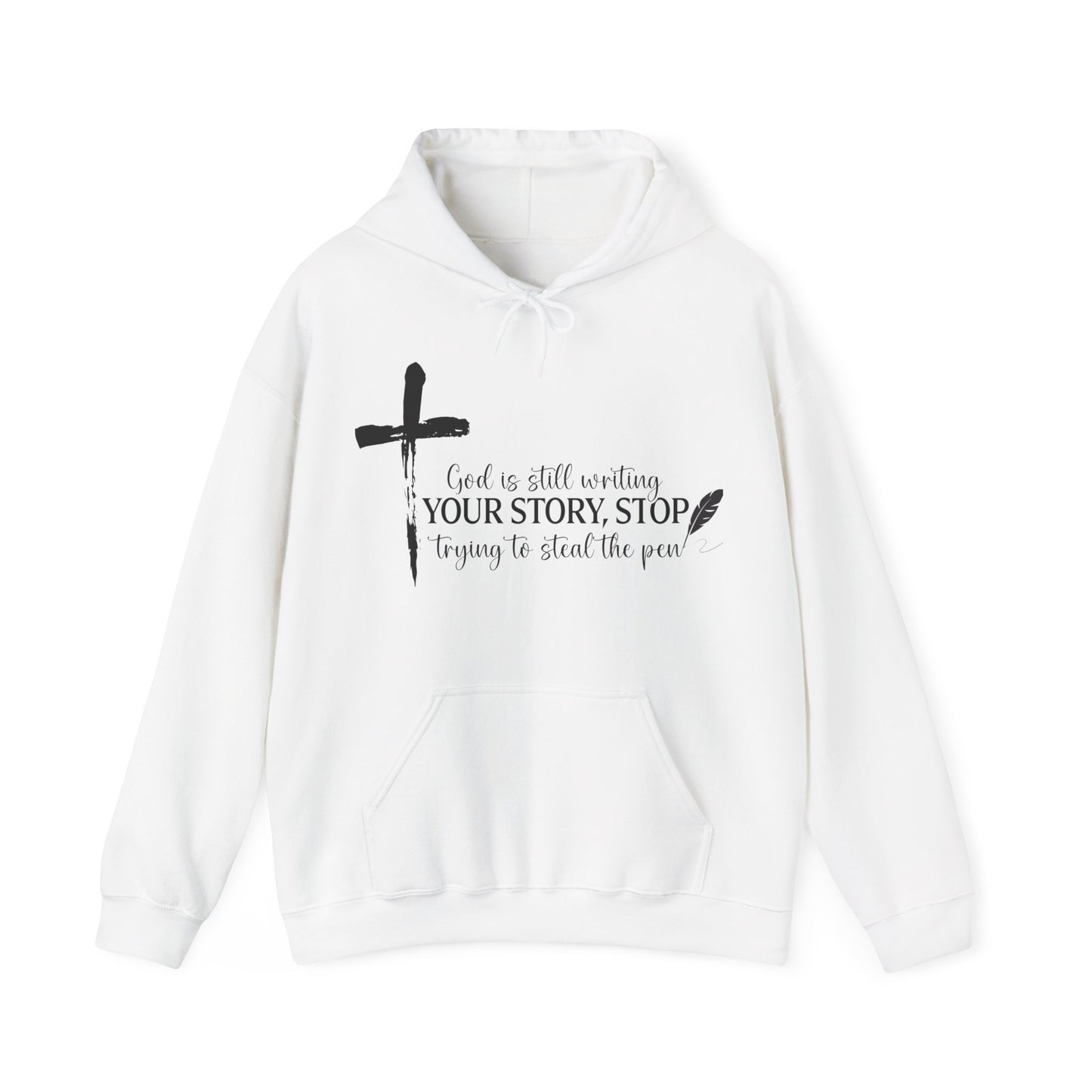 Inspirational God is Still Writing Your Story Hoodie for Creatives, Perfect Gift for Writers, Christian Apparel, Cozy Sweatshirt