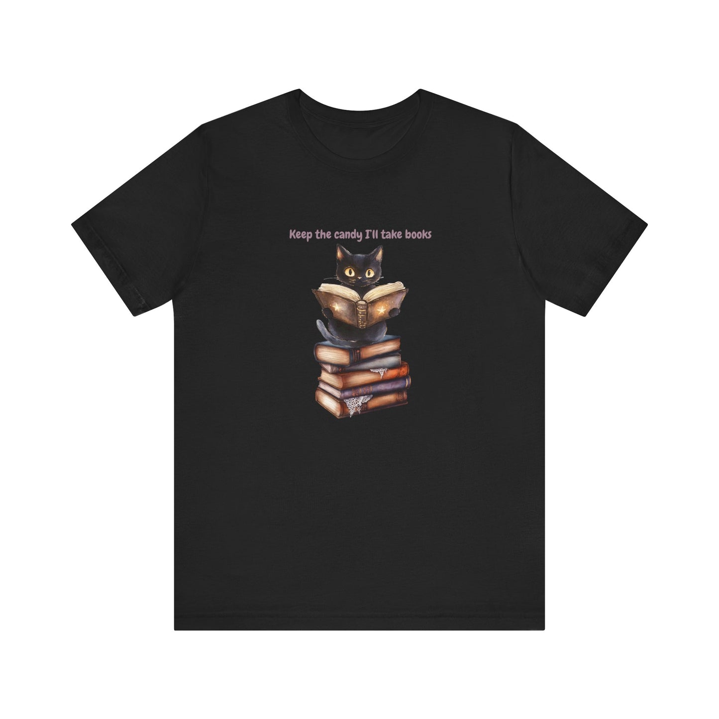 Keep the Candy, Ill Take Books Funny Halloween Book Lover tee