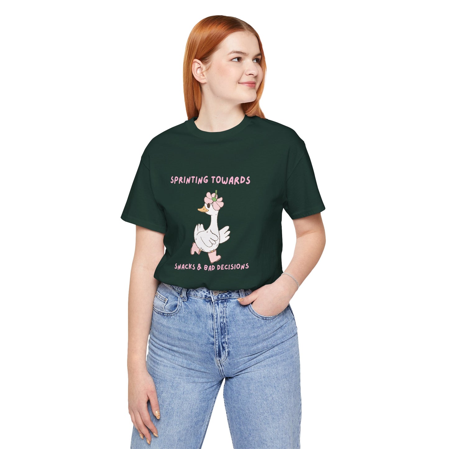 Sprinting towards snacks and bad decisions Playful Goose Tee