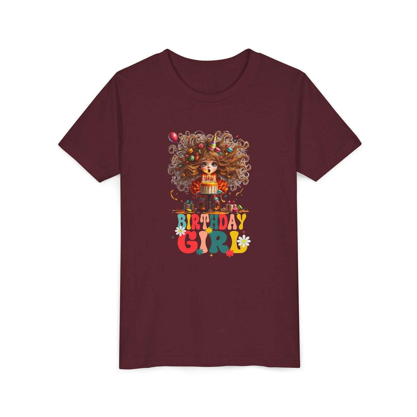 Birthday Girl blow out your candles Youth Tee
