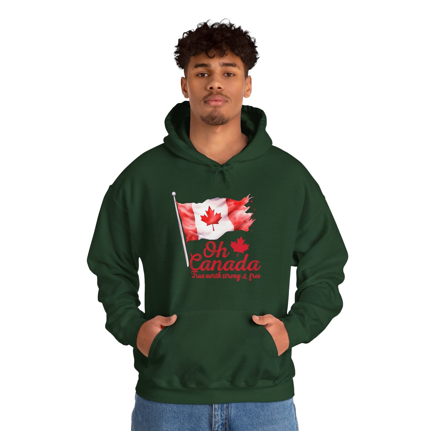 Oh Canada: True North, Strong and Free Hoodie