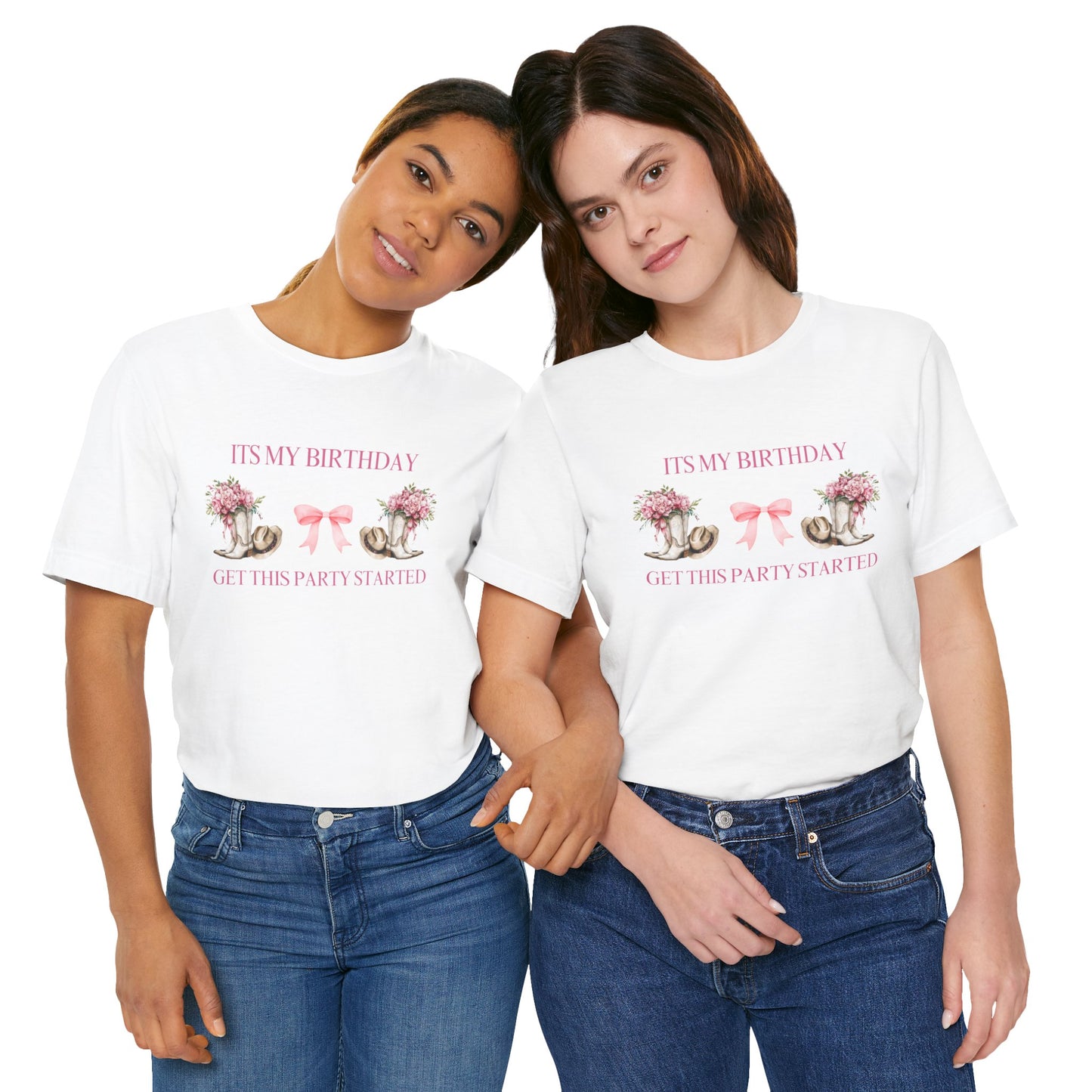 It’s my Birthday cowgirl boots Party Tee