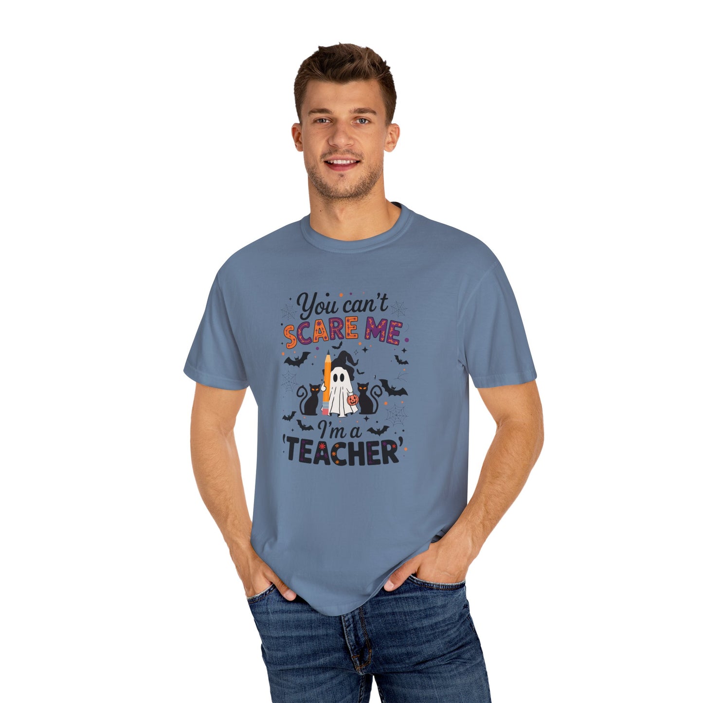Spooky Teacher T-Shirt - Perfect for Halloween, Teacher Gifts, Classroom Party, Unisex Apparel, Fun Teaching Gear, Ghostly Humor