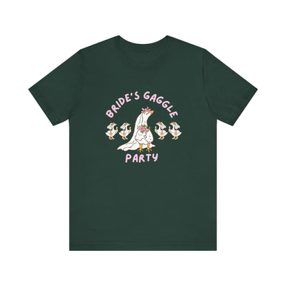 Bride's Gaggle Party Tee, Silly Goose Bachelorette Shirt